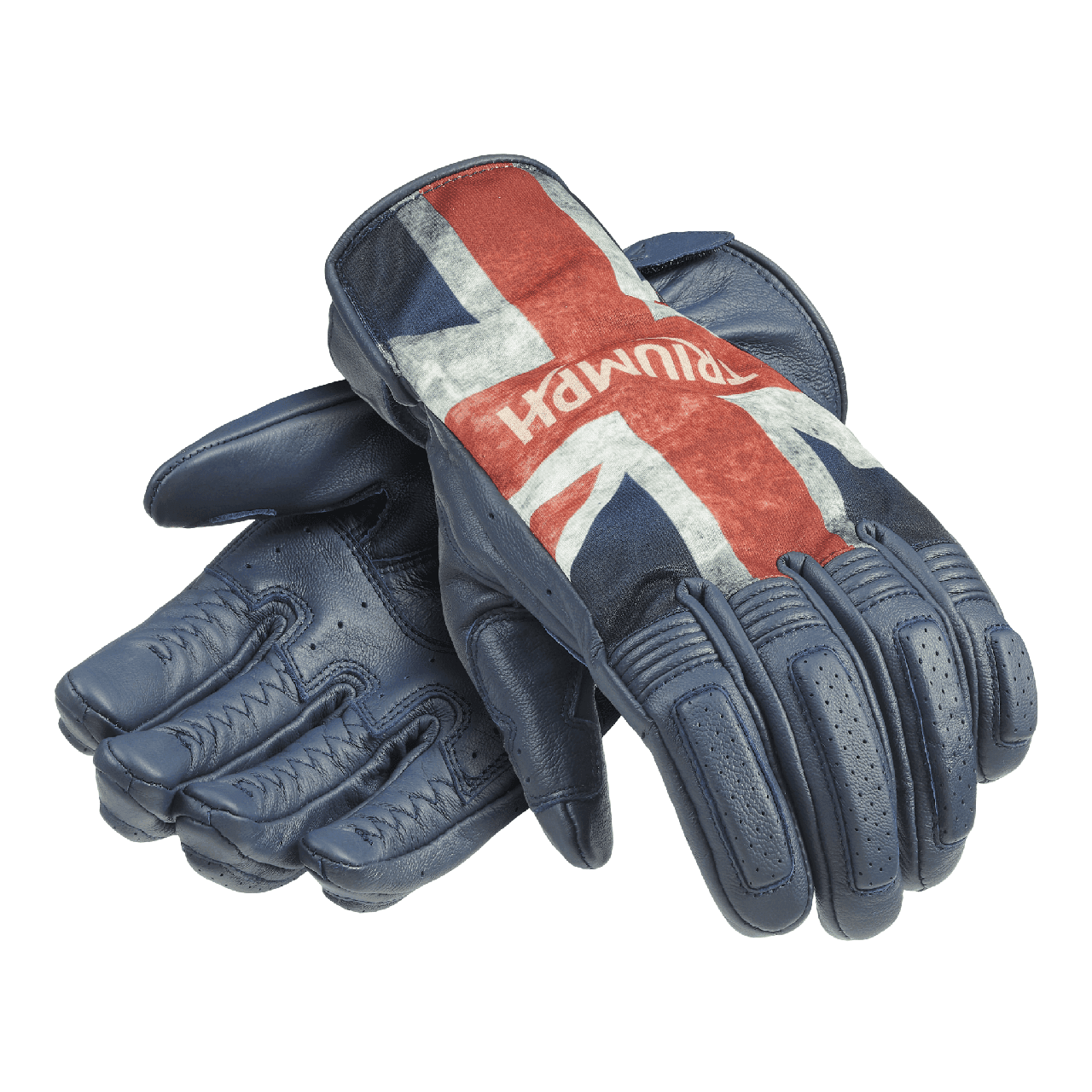 Titanium Motorcycle Rear Sprocket 520 - Triumph Union Jack Flag Leather Gloves