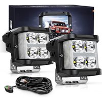 Side Shooter LED Light Pods wi - Titanium Motorcycle Rear Sprocket 520 review and price